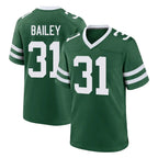 NY.Jets #31 David Bailey Player Green Legacy Home Game Gdoa Stitched Jerseys