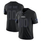 Custom D.Cowboys Black Impact Limited Home Game Any Name & Numbers Gdoa Stitched Jerseys