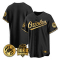B.Orioles ## Orioles Blank Player Black Gold 30th Anniversary of 2131 Home Game Gdoa Stitched Jerseys