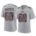 SF.49ers #68 Colton McKivitz Player Gray Atmosphere Fashion Home Game Gdoa Stitched Jerseys