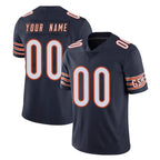Custom C.Bears Navy Vapor Untouchable Limited Home Game Any Name & Numbers Gdoa Stitched Jerseys