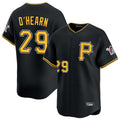 P.Pirates #29 Ryan O'Hearn Player Black Alternate Limited Game Fdoa Stitched Jerseys