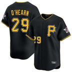P.Pirates #29 Ryan O'Hearn Player Black Alternate Limited Game Fdoa Stitched Jerseys