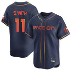 H.Astros #11 Cam Smith Player Navy City Connect Home Limited Gdoa Stitched Jerseys