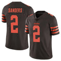 C.Browns #2 Shedeur Sanders Player Browns Color Rush Limited Home Game Gdoa Stitched Jerseys
