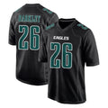P.Eagles #26 Saquon Barkley Player Carbon Black Fashion Home Game Gdoa Stitched Jerseys