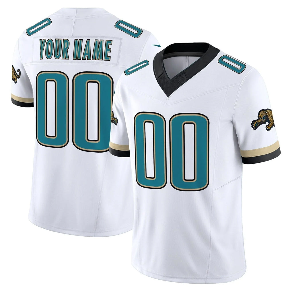 Custom J.Jaguars White Prowler Throwback Vapor F.U.S.E. Limited Home Game Any Name & Numbers Gdoa Stitched Jerseys