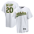Athletics #20 Zack Gelof Player White Home Game Gdoa Stitched Jerseys