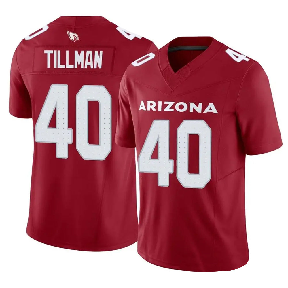 A.Cardinals #40 Pat Tillman Player Cardinal Vapor F.U.S.E. Limited Gdoa Stitched Jerseys