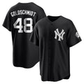 NY.Yankees #48 Paul Goldschmidt Player Black Game Fdoa Stitched Jerseys