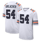 C.Bears #54 Brian Urlacher Player White Classic Home Game Gdoa Stitched Jerseys