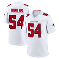 A.Falcons #54 Brandon Dorlus Player White Team Color Home Game Gdoa Stitched Jerseys