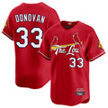 St. Louis Cardinals #33 Brendan Donovan Player Red City Connect Limited Fdoa Stitched Jerseys