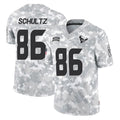 H.Texans #86 Dalton Schultz Player Arctic Camo Salute To Service Limited Game Gdoa Stitched Jerseys