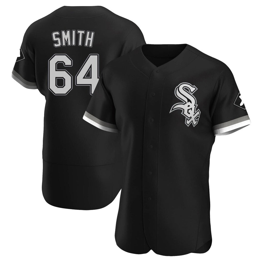 C.White Sox #64 Shane Smith Player Black Limited Elite Home Gdoa Stitched Jerseys