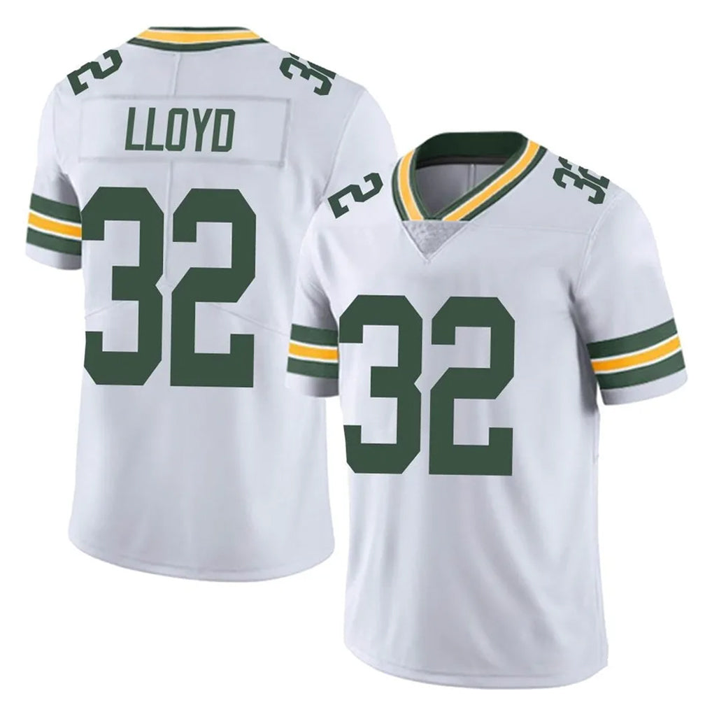 GB.Packers #32 MarShawn Lloyd Player White Vapor Untouchable Limited Home Game Gdoa Stitched Jerseys