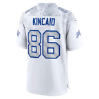 B.Bills #86 Dalton Kincaid Player White Rivalries Collection Game Gdoa Stitched Jerseys