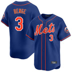 NY.Mets #3 Carson Benge Player Royal Home Limited Fdoa Stitched Jerseys