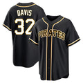 P.Pirates #32 Henry Davis Player Black Fashion Out Home Game Fdoa Stitched Jerseys