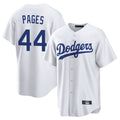 LA.Dodgers #44 Andy Pages Player White Game Home Fdoa Stitched Jerseys