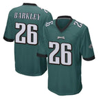 P.Eagles #26 Saquon Barkley Player Team Color Green Home Game Gdoa Stitched Jerseys