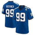 IN.Colts #99 DeForest Buckner Player Royal Alternate Indiana Nights Home Game Gdoa Stitched Jerseys