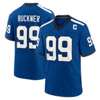 IN.Colts #99 DeForest Buckner Player Royal Alternate Indiana Nights Home Game Gdoa Stitched Jerseys