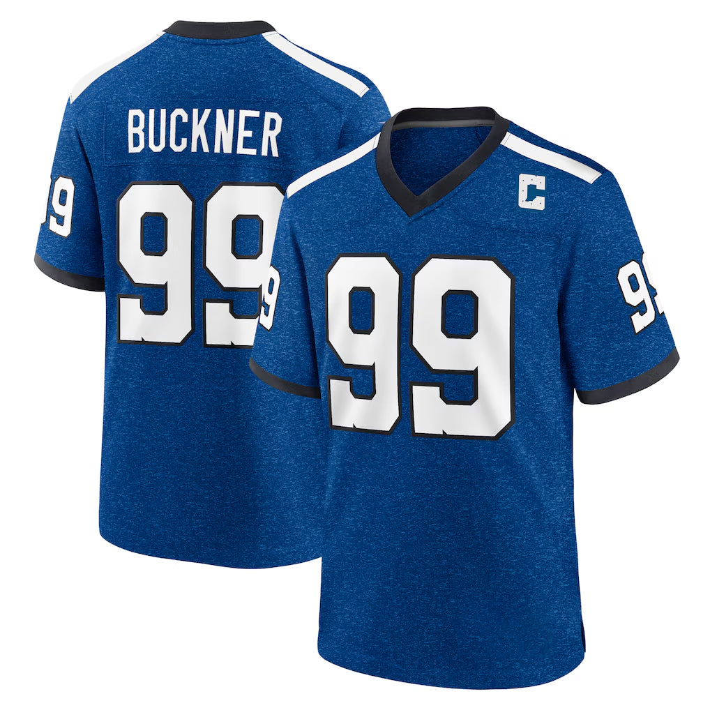 IN.Colts #99 DeForest Buckner Player Royal Alternate Indiana Nights Home Game Gdoa Stitched Jerseys