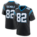 C.Panthers #82 Tommy Tremble Player Black Limited Home Game Gdoa Stitched Jerseys