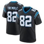 C.Panthers #82 Tommy Tremble Player Black Limited Home Game Gdoa Stitched Jerseys