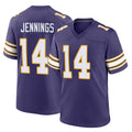 M.Vikings #14 Jauan Jennings Player Purple Classic Home Game Gdoa Stitched Jerseys
