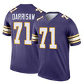 M.Vikings #71 Christian Darrisaw Player Purple Limited Classic Home Game Gdoa Stitched Jerseys