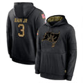 TB.Buccaneers #3 Rueben Bain Jr. Player Black Salute to Service Sideline Performance Pullover Hoodies Home Game Gdoa Stitched Jerseys