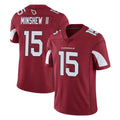 A.Cardinals #15 Gardner Minshew II Player Cardinal Vapor Limited Home Game  Gdoa Stitched Jerseys