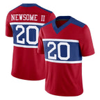 NY.Giants #20 Greg Newsome II Player Red Century Vapor F.U.S.E. Home Game Gdoa Stitched Jerseys
