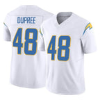 LA.Chargers #48 Bud Dupree Player White Limited Vapor F.U.S.E. Home Game Gdoa Stitched Jerseys
