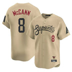 A.Diamondbacks #8 James McCann Player Tan City Connect Limited Home Game Gdoa Stitched Jerseys