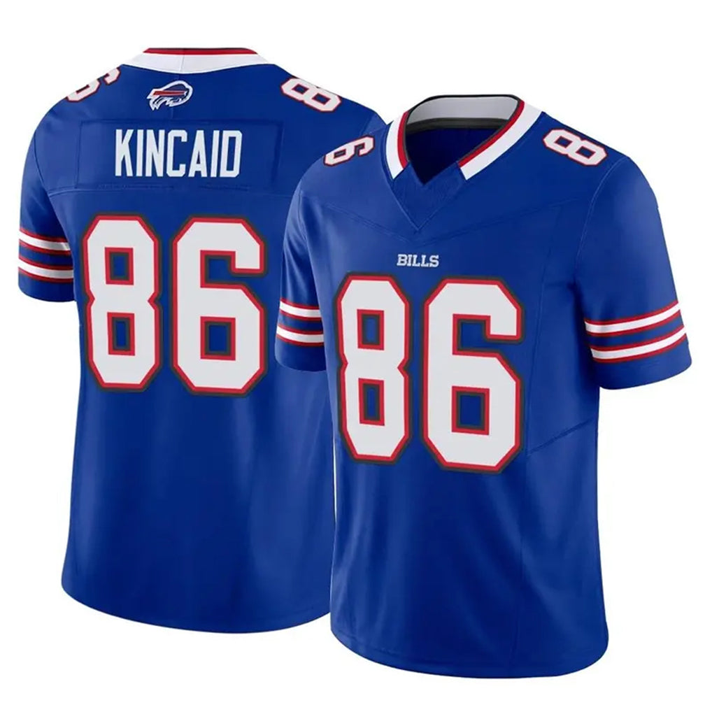 B.Bills #86 Dalton Kincaid Player Royal Vapor F.U.S.E. Limited Home Game Gdoa Stitched Jerseys