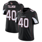 A.Cardinals #40 Pat Tillman Player Black Vapor Limited Home Game Gdoa Stitched Jerseys
