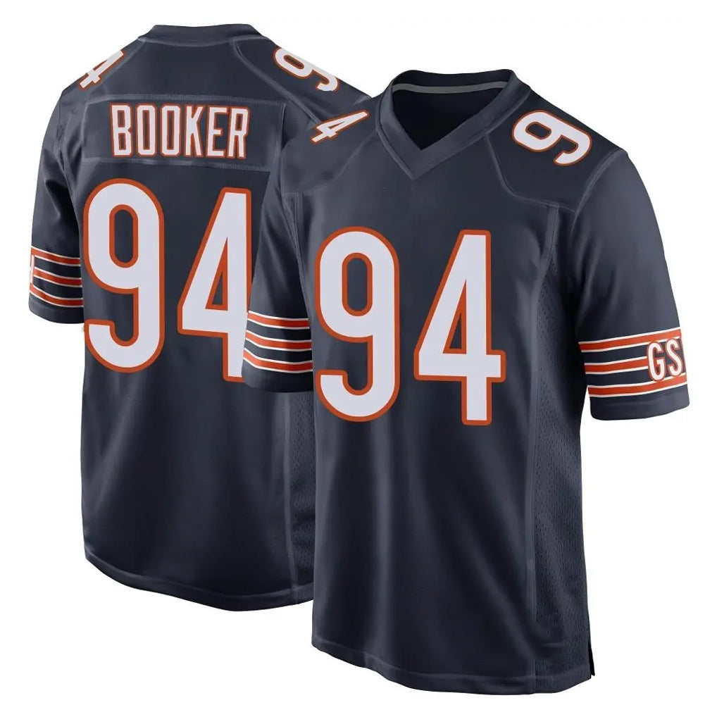 C.Bears #94 Austin Booker Player Navy Home Game Gdoa Stitched Jerseys