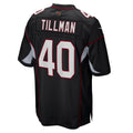 A.Cardinals #40 Pat Tillman Player Black Alternate Game Gdoa Stitched Jerseys