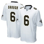 NO.Saints #6 Tyler Shough Player White Home Game Gdoa Stitched Jerseys