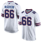B.Bills #66 Connor McGovern Player White Home Game Gdoa Stitched Jerseys