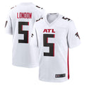 A.Falcons #5 Drake London Player White Game Gdoa Stitched Jerseys