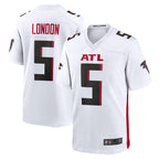 A.Falcons #5 Drake London Player White Game Gdoa Stitched Jerseys