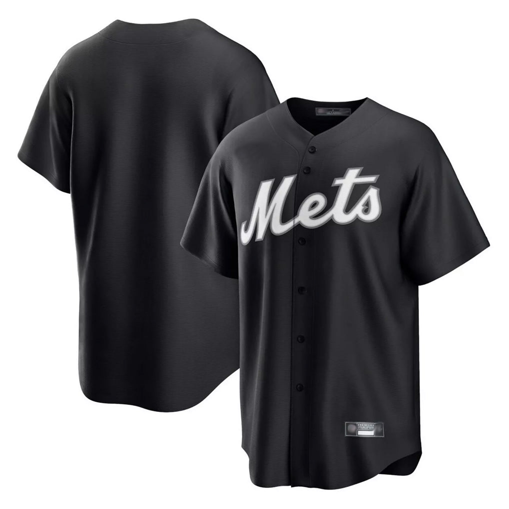 NY.Mets ## Mets Blank Player Black Home Game Fdoa Stitched Jerseys