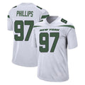 NY.Jets #97 Harrison Phillips Player White Spotlight Home Game Gdoa Stitched Jerseys