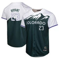 C.Rockies #23 Kris Bryant Player Green City Connect Limited Home Game Gdoa Stitched Jerseys