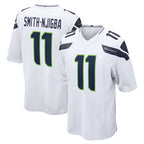 S.Seahawks #11 Jaxon Smith-Njigba Player White Home Game Gdoa Stitched Jerseys