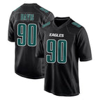 P.Eagles #90 Jordan Davis Player Carbon Black Fashion Home Game Gdoa Stitched Jerseys
